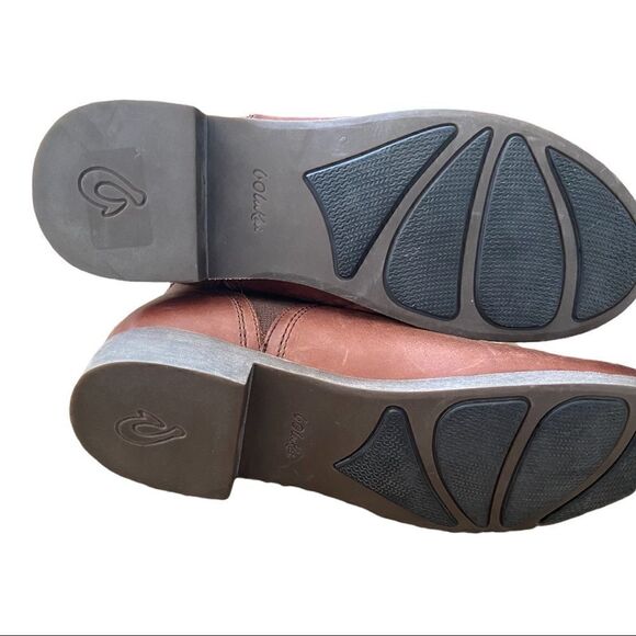 Olukai | Women's Brown Leather Pull On Ankle Kualona Boots Booties | 7 - Picture 7 of 8